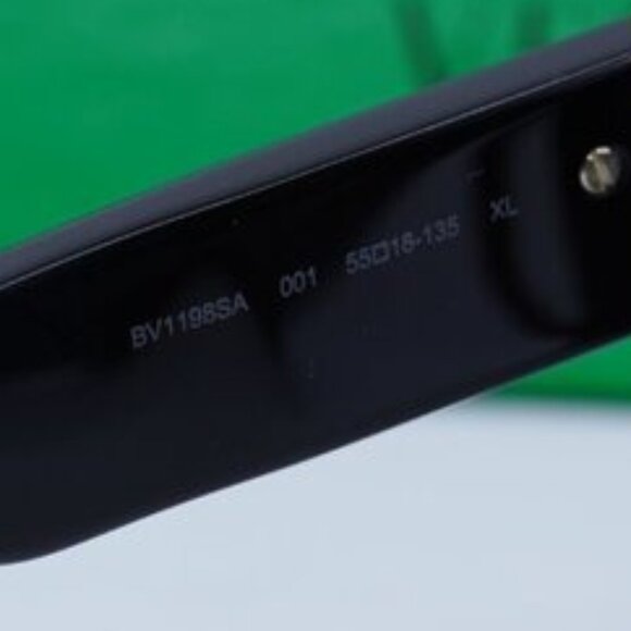 ?️ New Bottega Veneta BV1198SA 001 Sunglasses - Black Frame, Grey Lenses main image 5